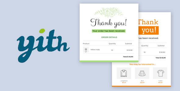 YITH Custom Thank You Page For WooCommerce