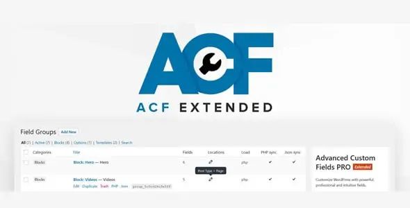 ACF Extended Pro