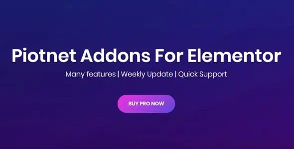 Piotnet Addons For Elementor Pro